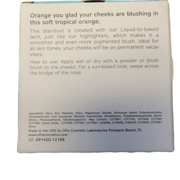 OFRA Blush in Mai Tai - Picture 3 of 3